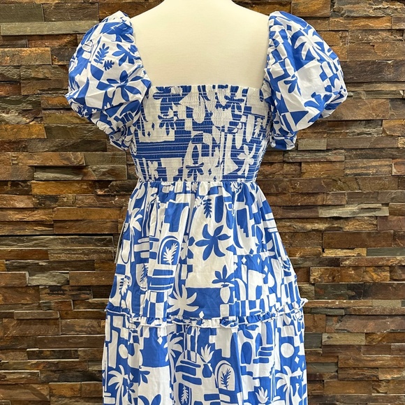 SHOW ME YOUR MUMU Revolve Afternoon Tea Dress In Santorini Escape - Picture 9 of 13